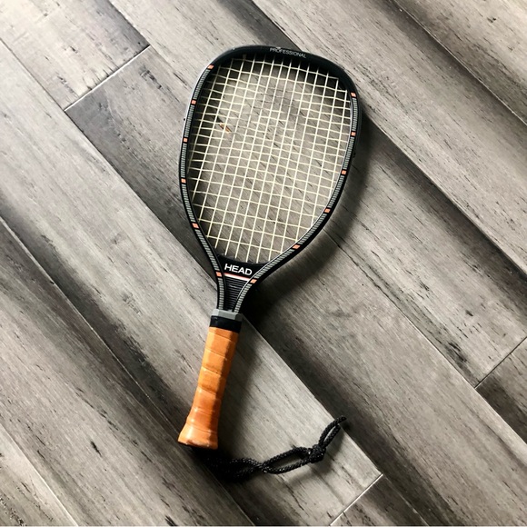 Vintage 1980s Head Professional Racquetball Racquet with Head Cover Case - Picture 2 of 13